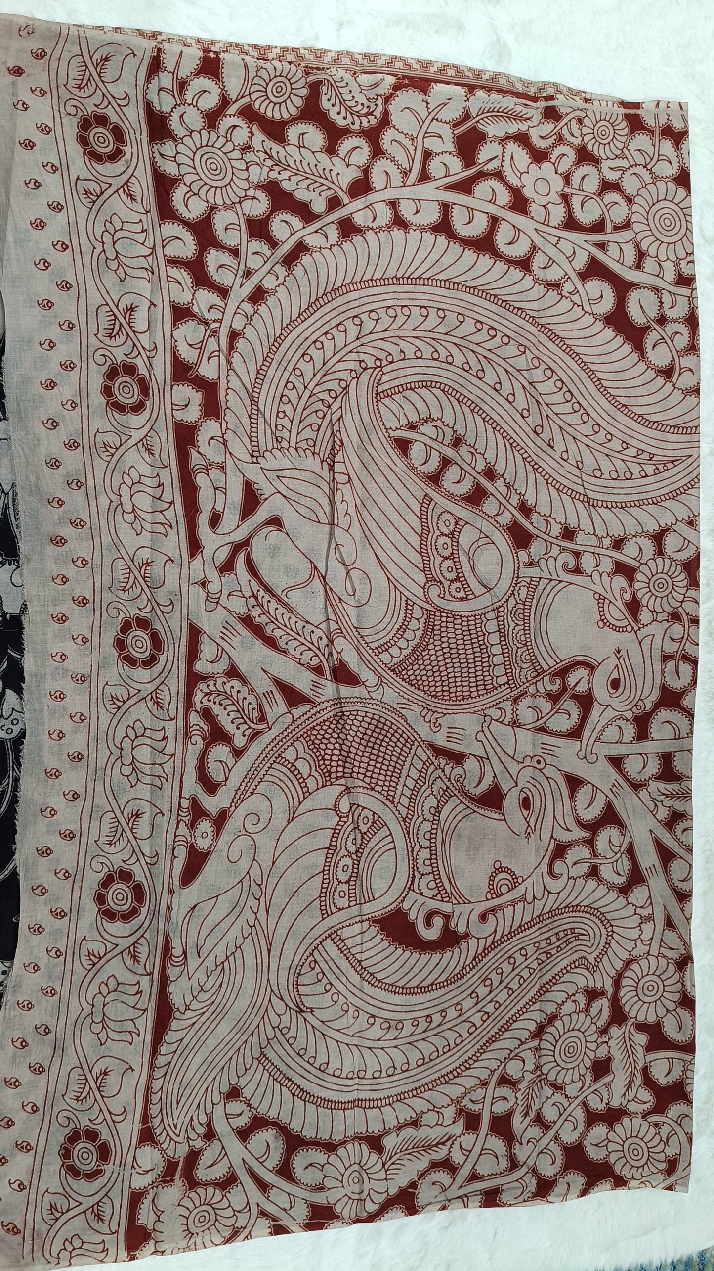 Pure Kalamkari Cotton Saree