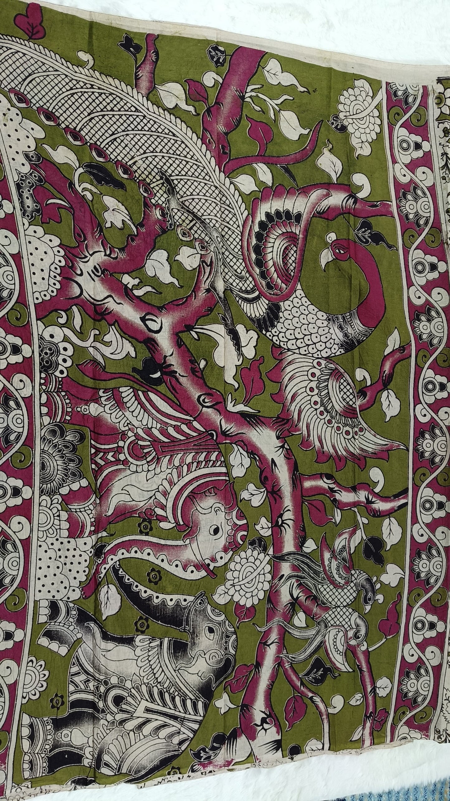 Pure Kalamkari Cotton Saree