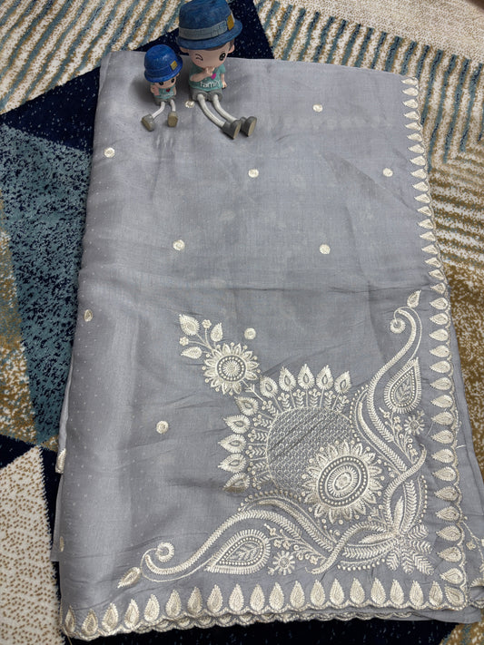 Pure Satin Tussar