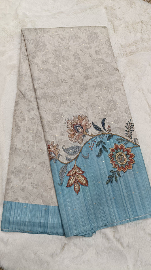 Pure Tussar Silk Saree