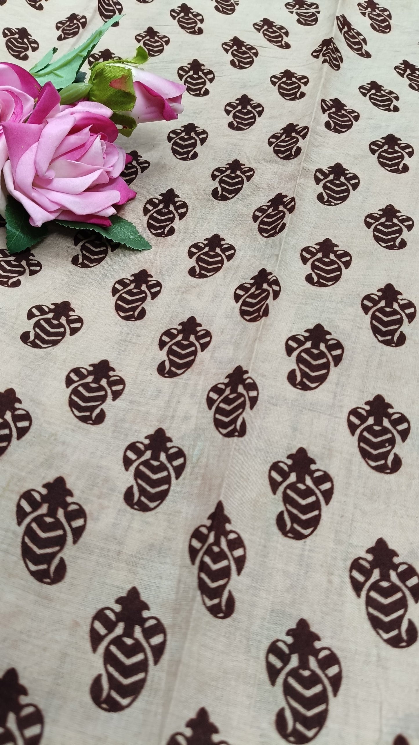 Pure Kalamkari Cotton Saree