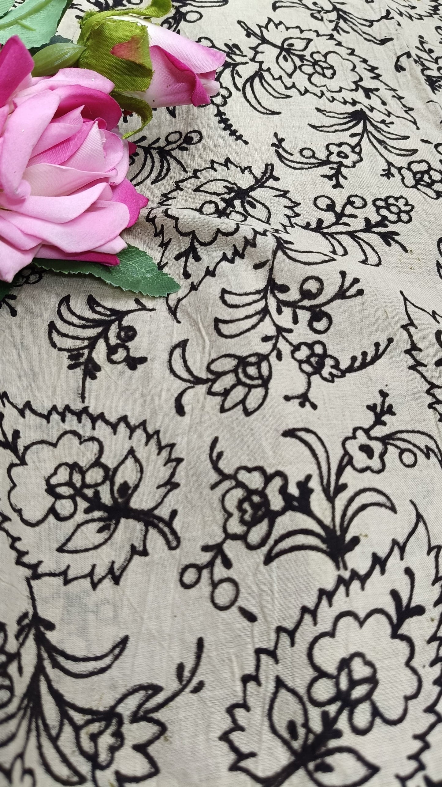 Pure Kalamkari Cotton Saree