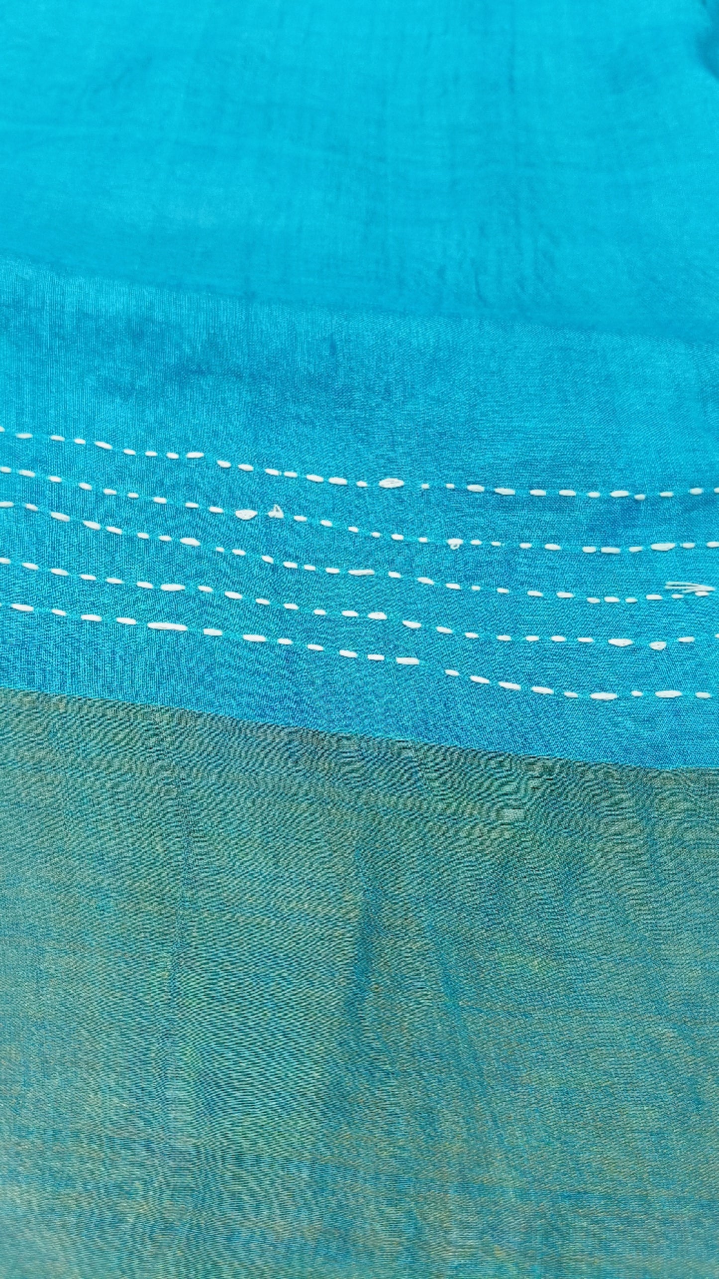 Pure Tussar Kanta Work
