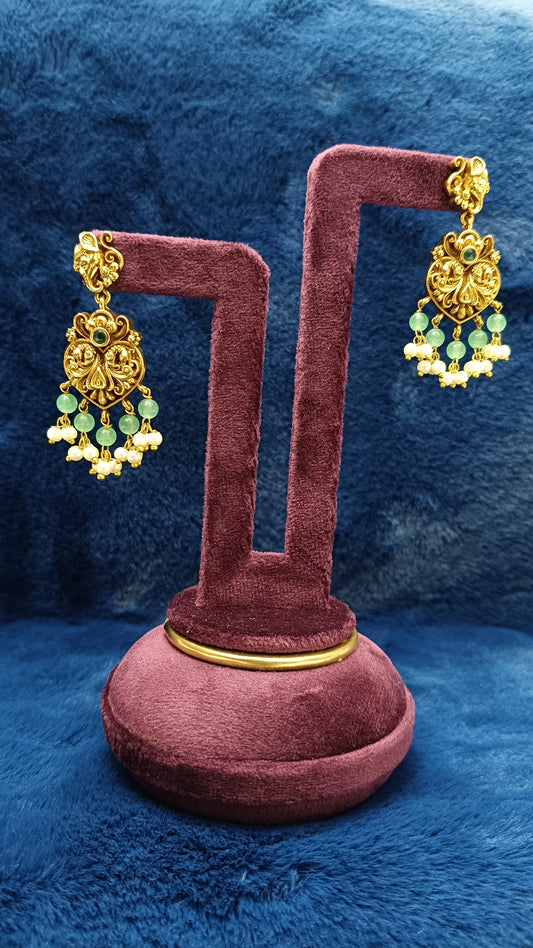 Nakshi Ganesh Earrings