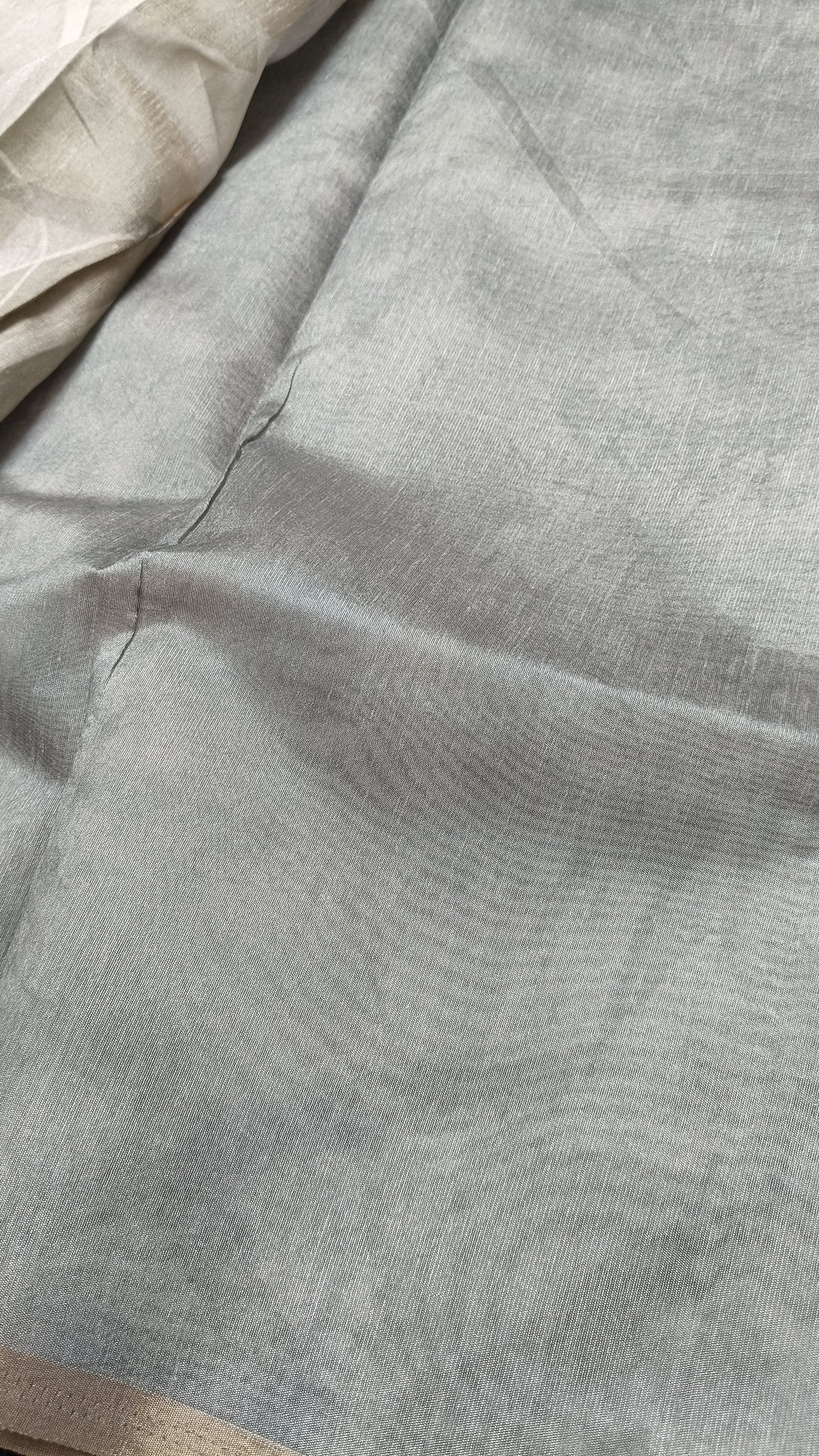 Chanderi silk with geometrical print