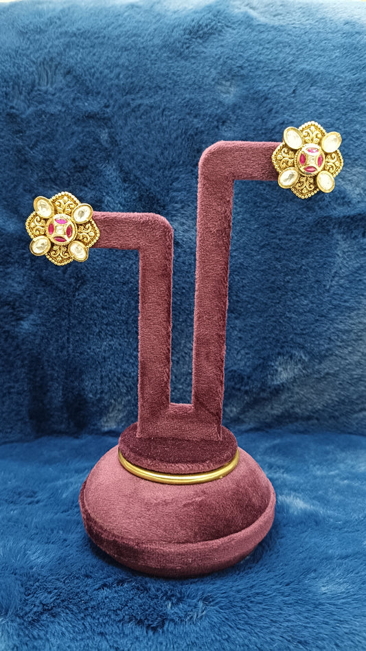 Premium Jadau Kundan studs