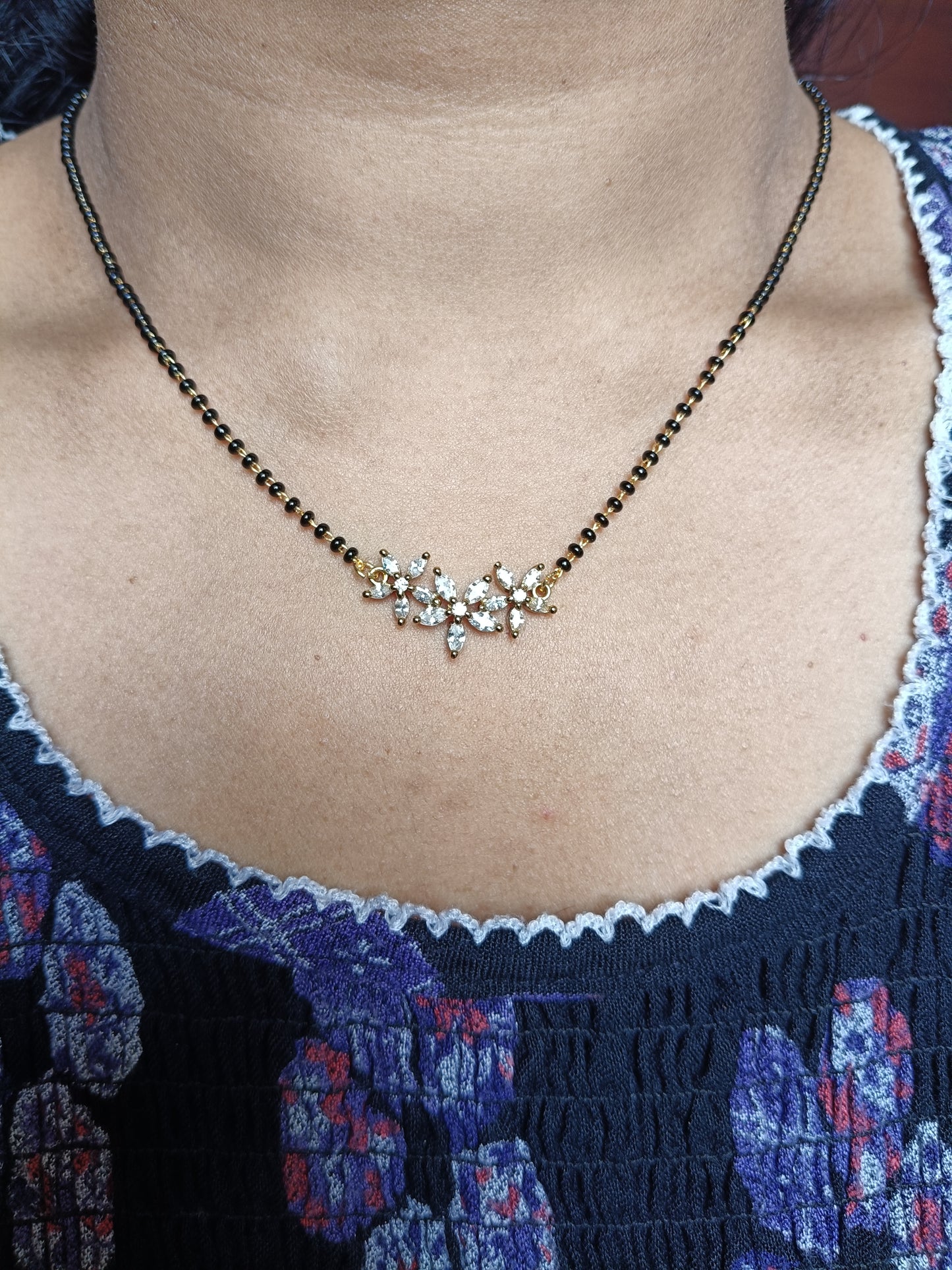 nnc049 micro gold plated short nallapusalu NN Collections