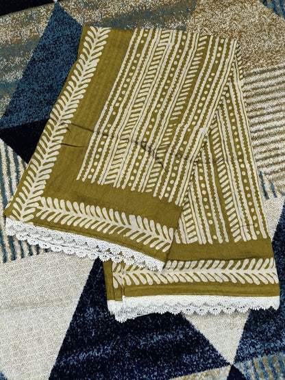 Muslin with Croatia Lace