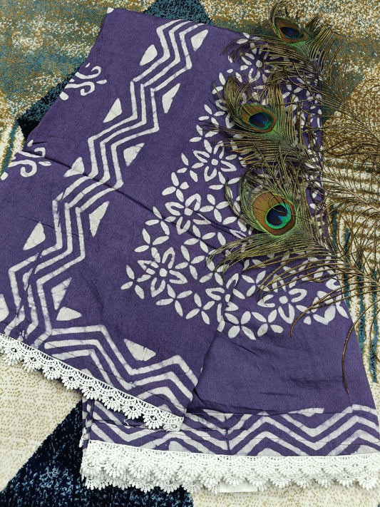Muslin with Croatia Lace