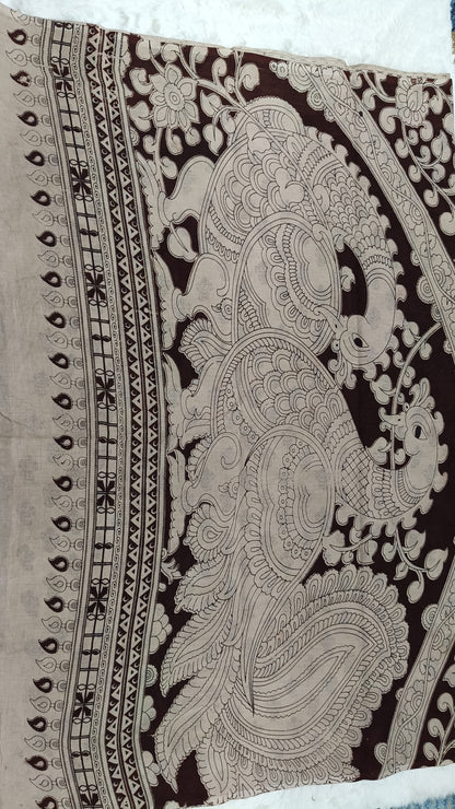 Pure Kalamkari Cotton Saree