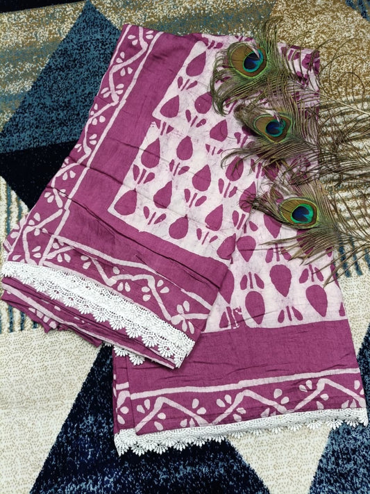 Muslin with Croatia Lace