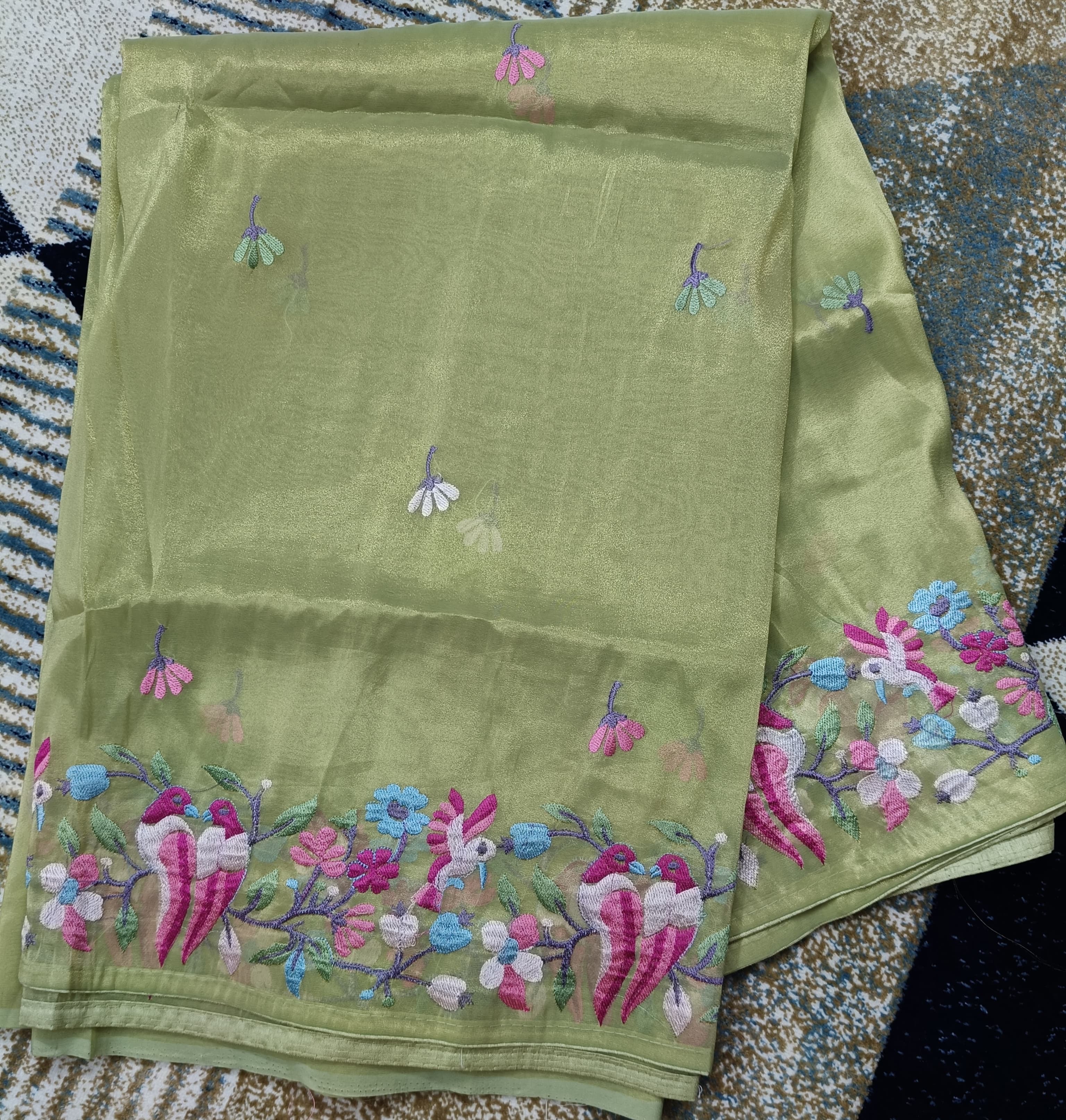 Pure One Gram Tissue Sarees