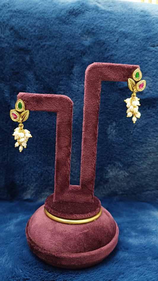LCD stone earrings
