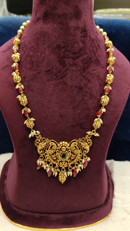 Ganesh Design chain with Earrings NN Collections