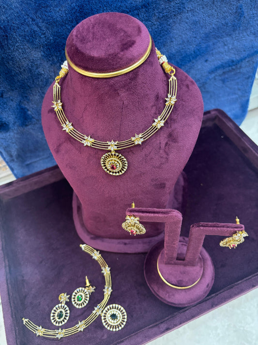 Elegant Kante with Earrings NN Collections