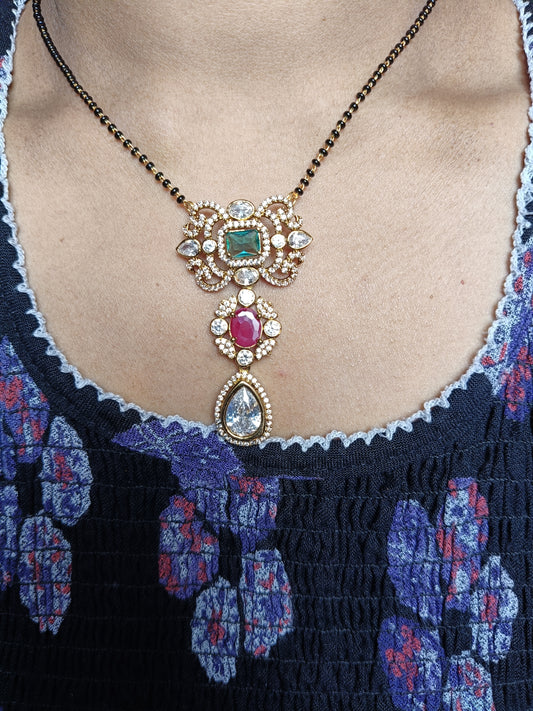 nnc045 micro gold plated short nallapusalu NN Collections